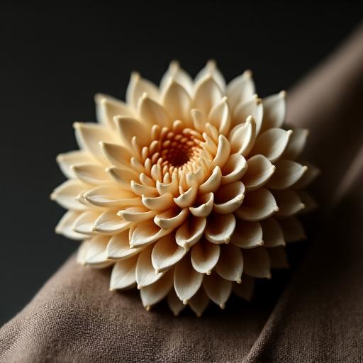 菊のブローチ